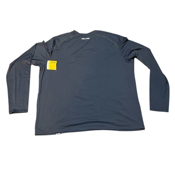 Ski-Doo Men's Long Sleeve Performance Moisture Wicking UV Quick Dry T Shirt 3XL - Picture 2 of 9